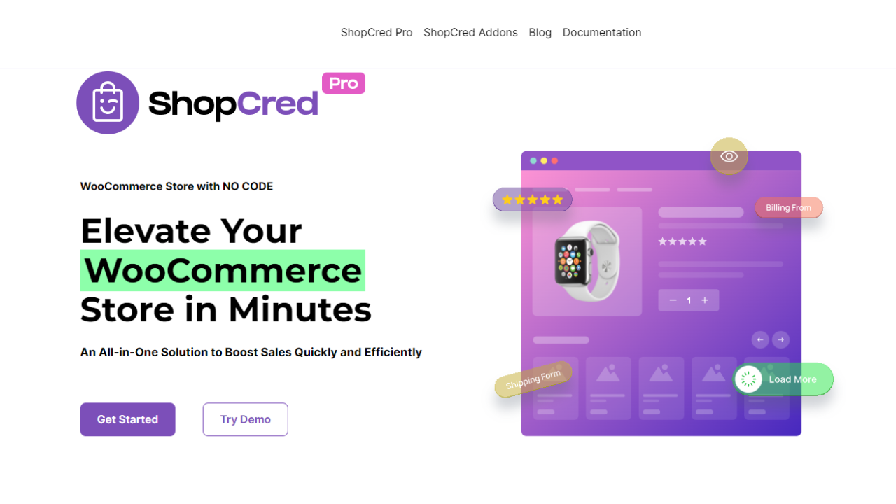 ShopCred portfolio